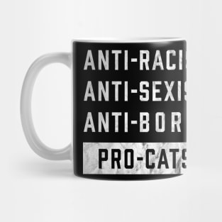 Anti Boris Johnson Funny Cat Lover Mug